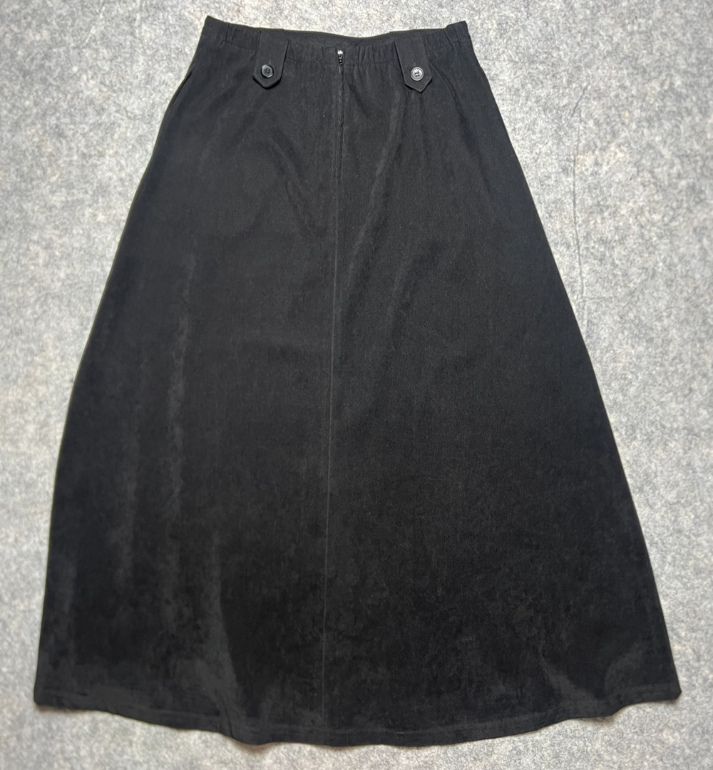 Coldwater Creek Skirt Womens Size 10 Black Long Length